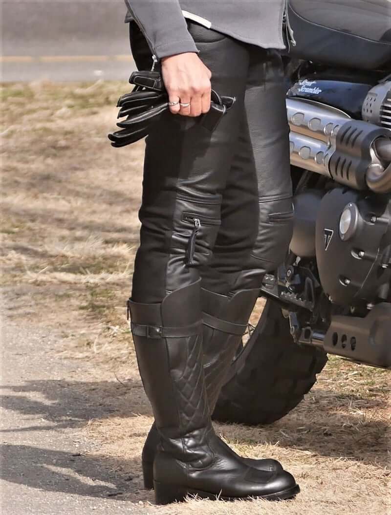 ヒートガードハーフレザーパンツ / MFP-2472【レディス】 | Ladies