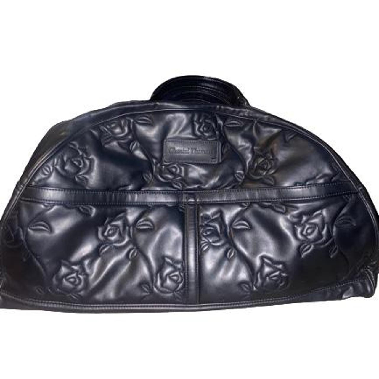 Chantal thomass purse with rose imprints Black | Depop