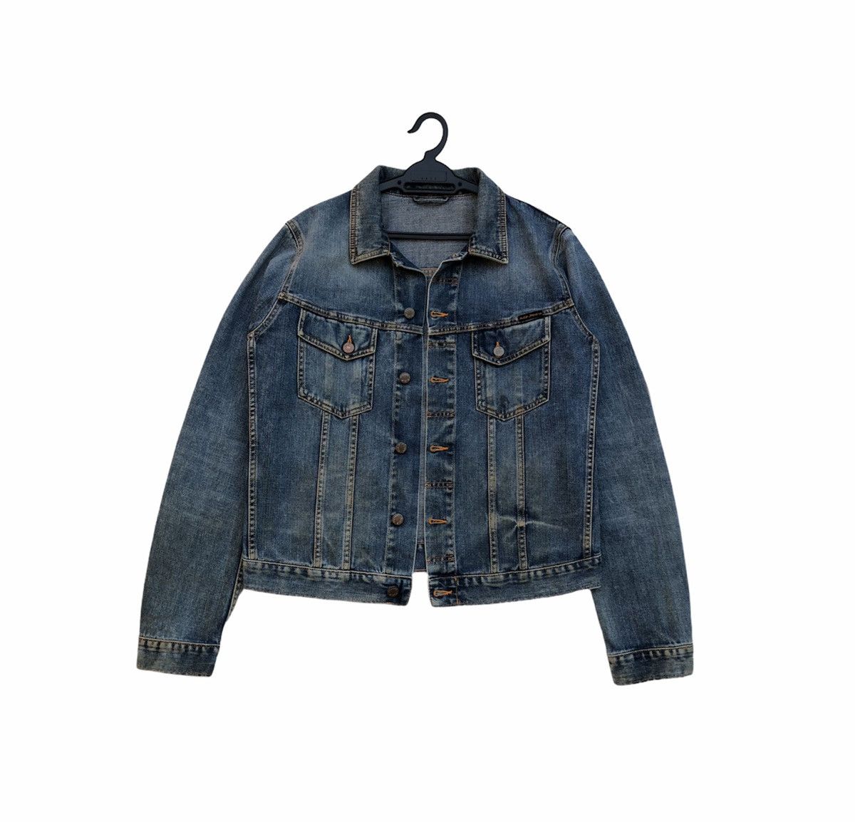 Nudie Jeans Nudie Jeans - Blue Denim Barney Horse Lining Jacket