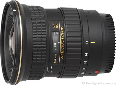 Tokina 11-20mm f/2.8 AT-X Pro DX Lens