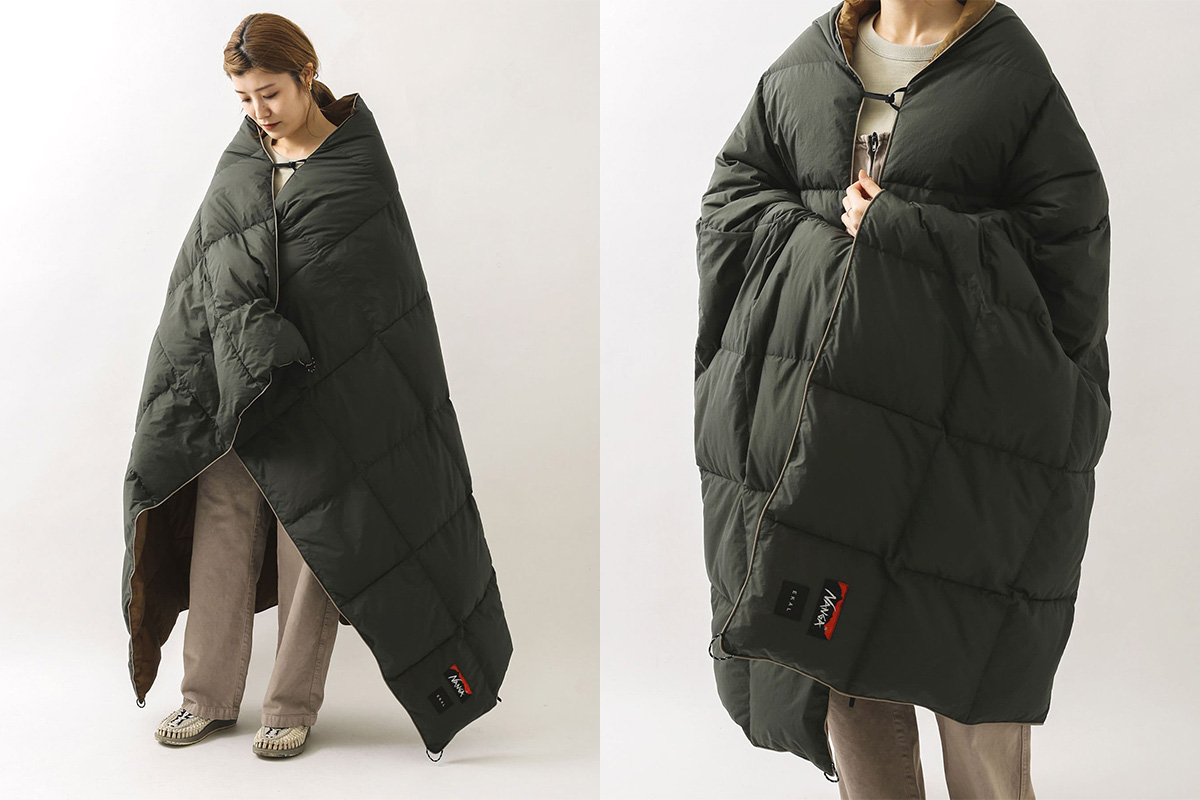 NANGA × EKALの別注ダウンブランケットに新たな新色「KHAKI」が登場