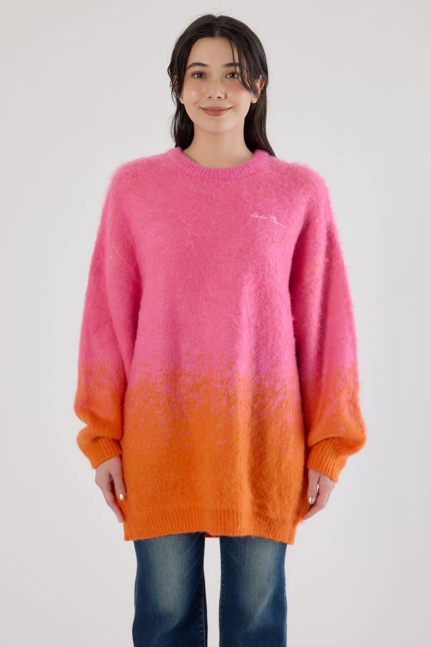 pearlygates グラデーション ニットワンピース pearlygates