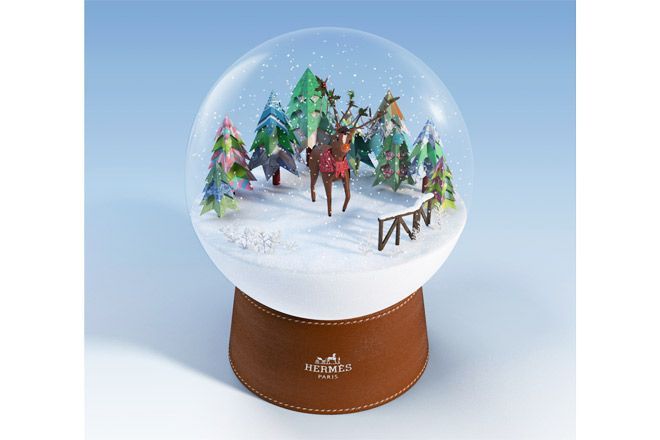 エルメスが贈る、あなただけのスノードーム。（CHRISTMAS GIVING