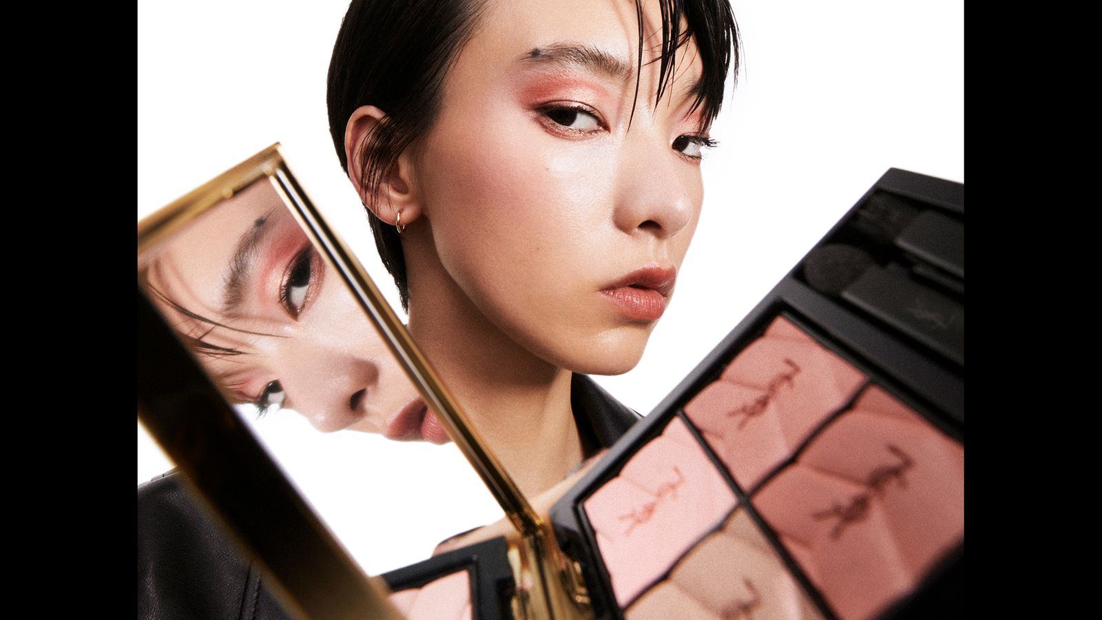 YSL」の“宝石アイシャドウパレット”に新色のピーチカラーが登場 - WWDJAPAN