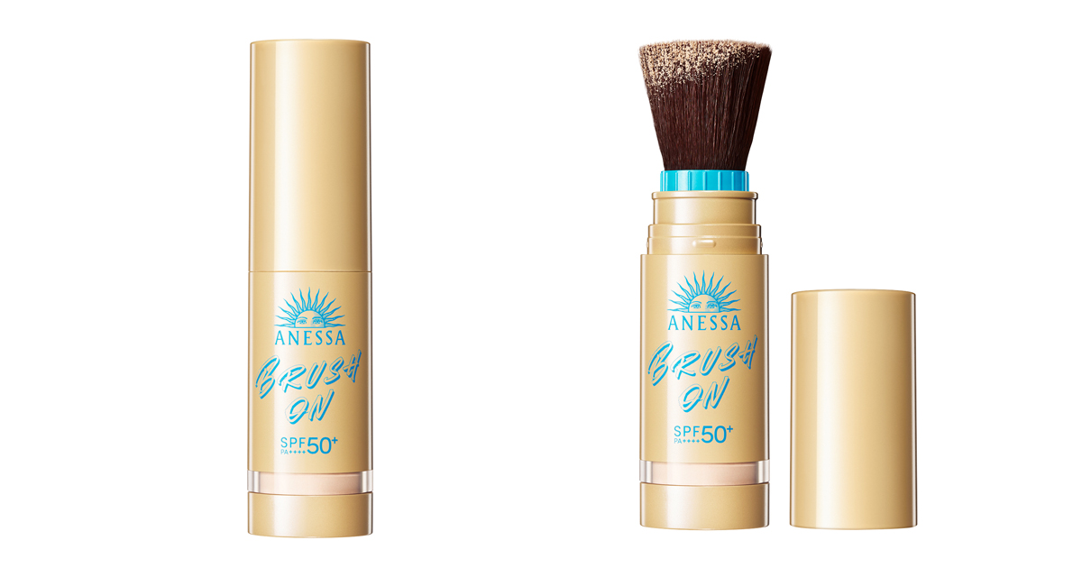 アネッサ」がブラシ一体型のUVカットパウダーを発売 手を汚さずに塗り