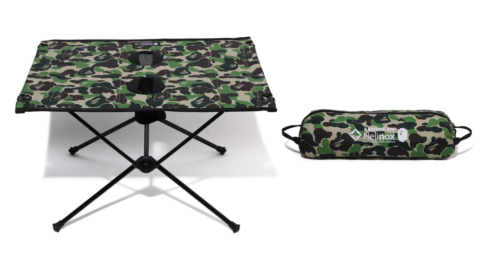 ア ベイシング エイプ®」が「ヘリノックス」とコラボ アウトドア