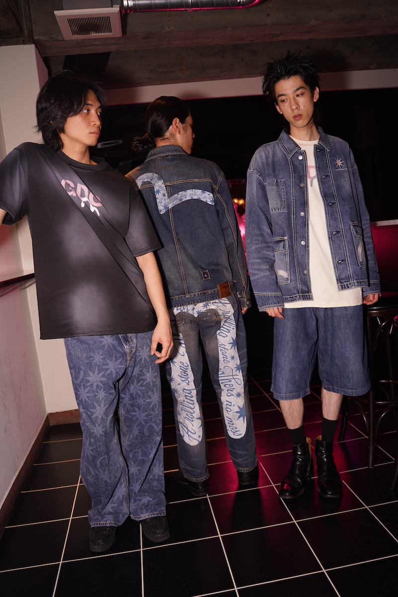 デニムブランド「エヴィス」と熊谷隆志の「GDC」が初コラボ ジャケット