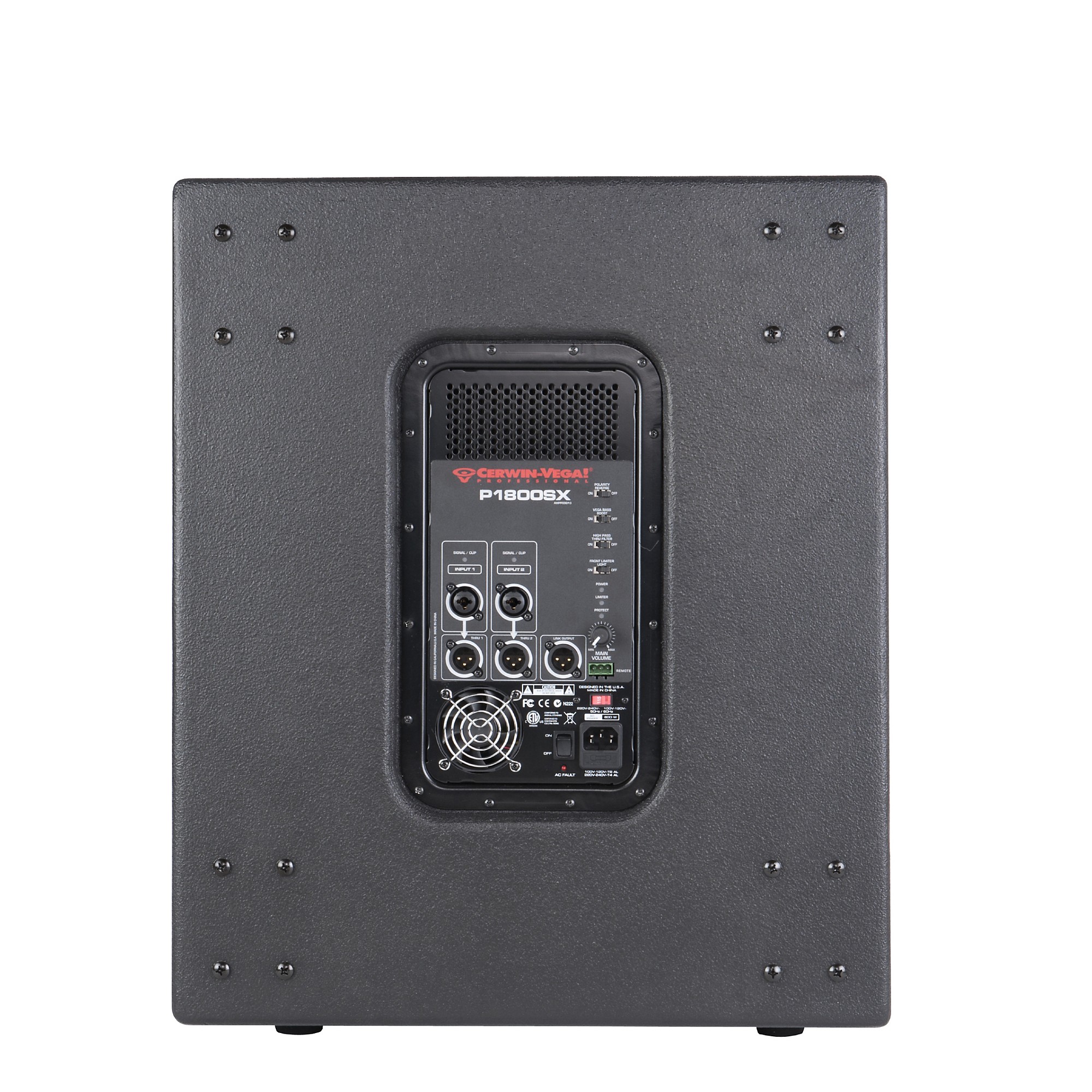 Open Box Cerwin-Vega P-Series P1800SX 18 Inch Active Subwoofer