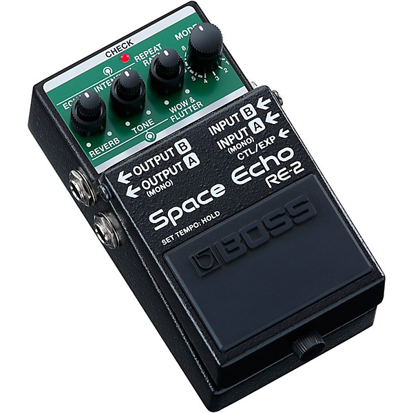 BOSS RE-2 Space Echo Effects Pedal Black | Guitar Center