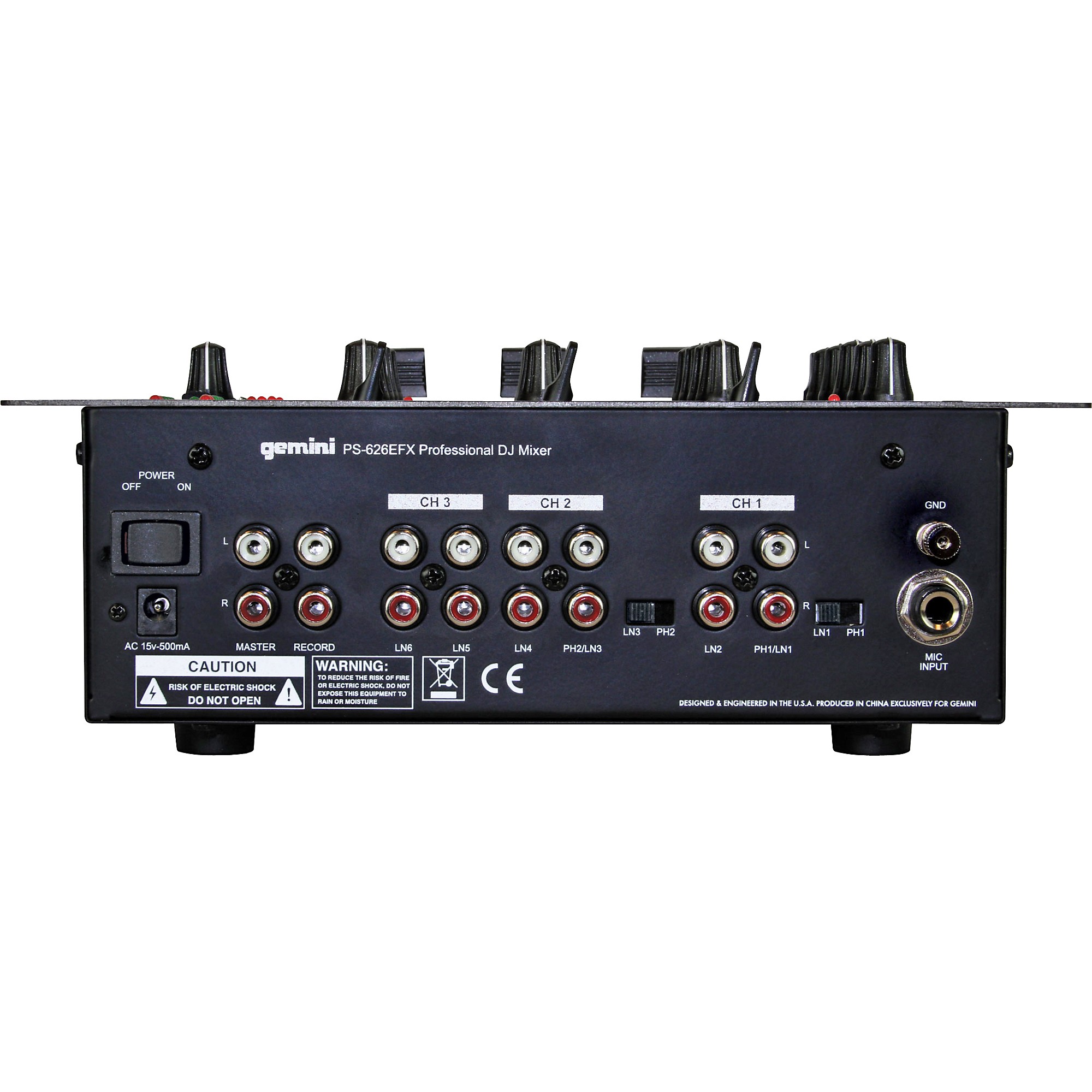 Gemini PS-626EFX 3-Channel DJ Mixer | Guitar Center