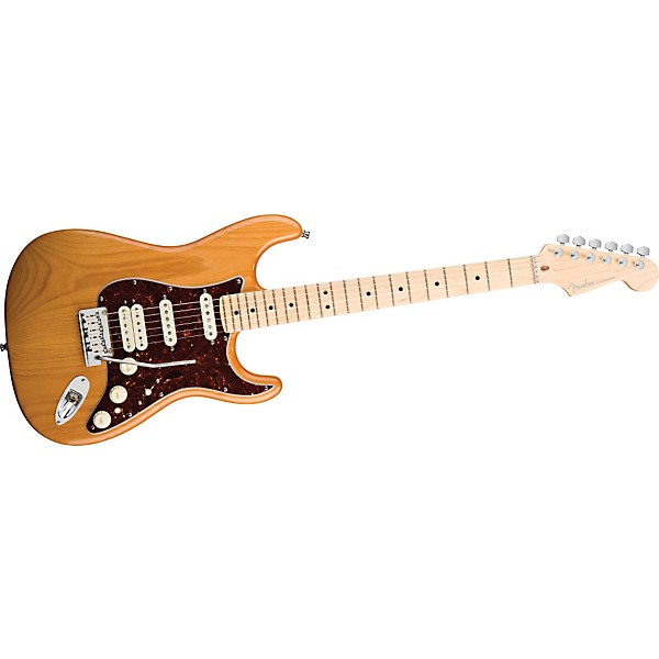 Fender American Deluxe Stratocaster HSS Electric Guitar Amber
