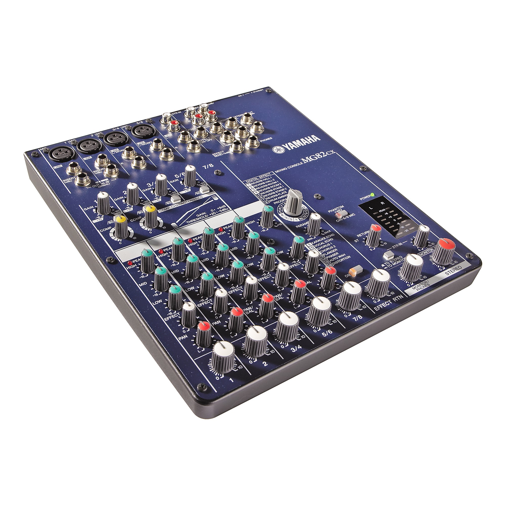 Yamaha MG82CX 8-Input Stereo Mixer with Compression and Effects