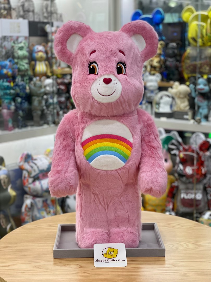 In Stock] BE@RBRICK x Cheer Bear Costume 1000% bearbrick care bear