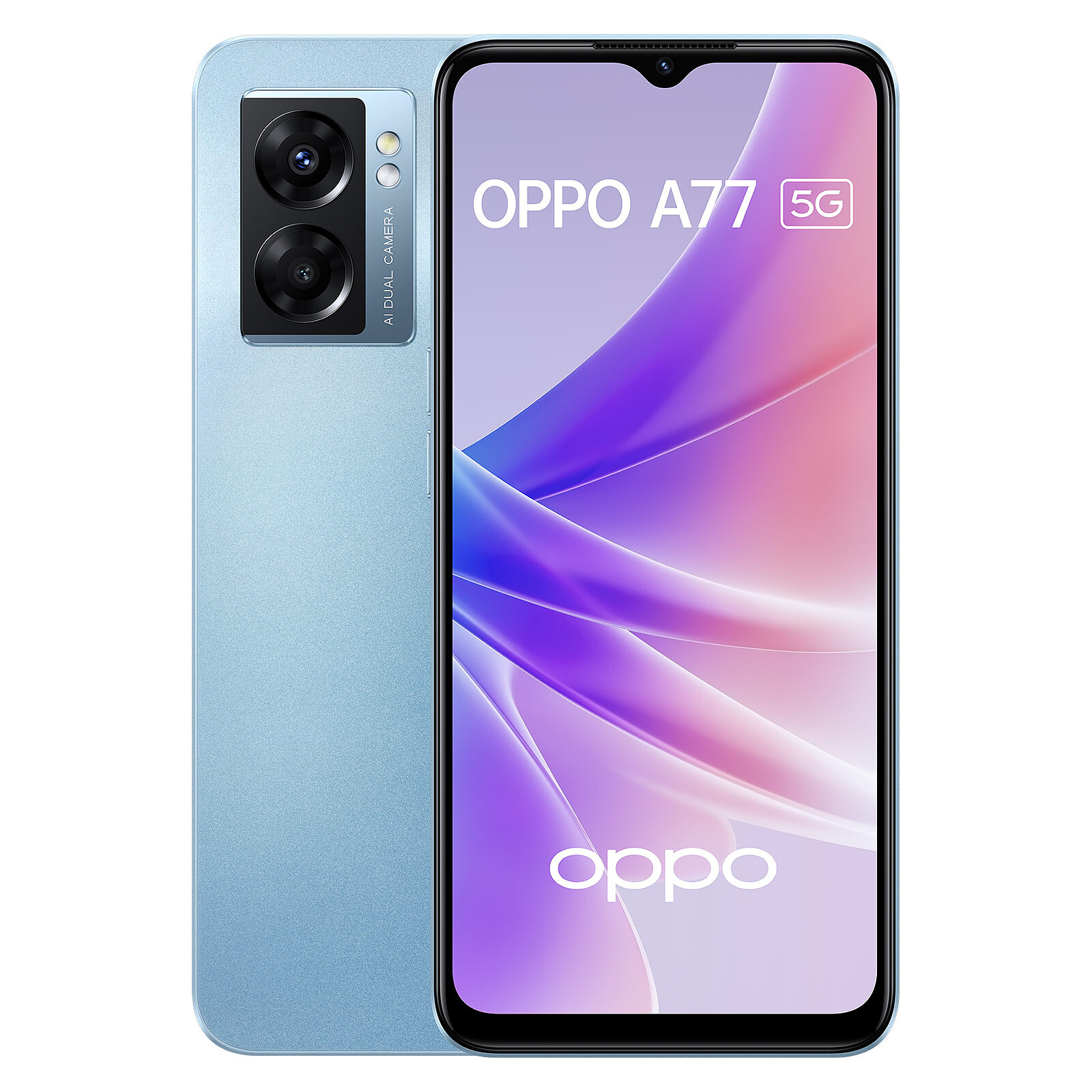 OPPO A77 5G Blue 6GB / 128GB - Mobile phone & smartphone - LDLC
