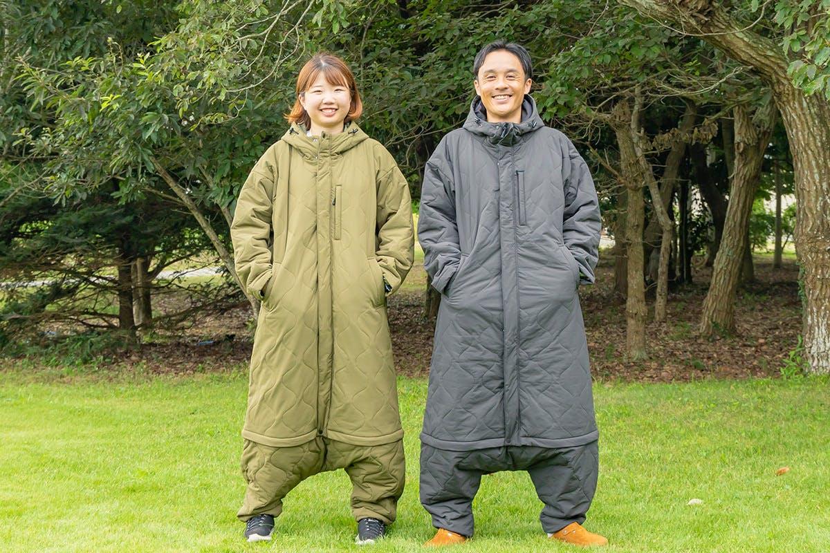 大人気のモモンガ風☆まるで着る寝袋☆新品・S・紺・テレワークにも