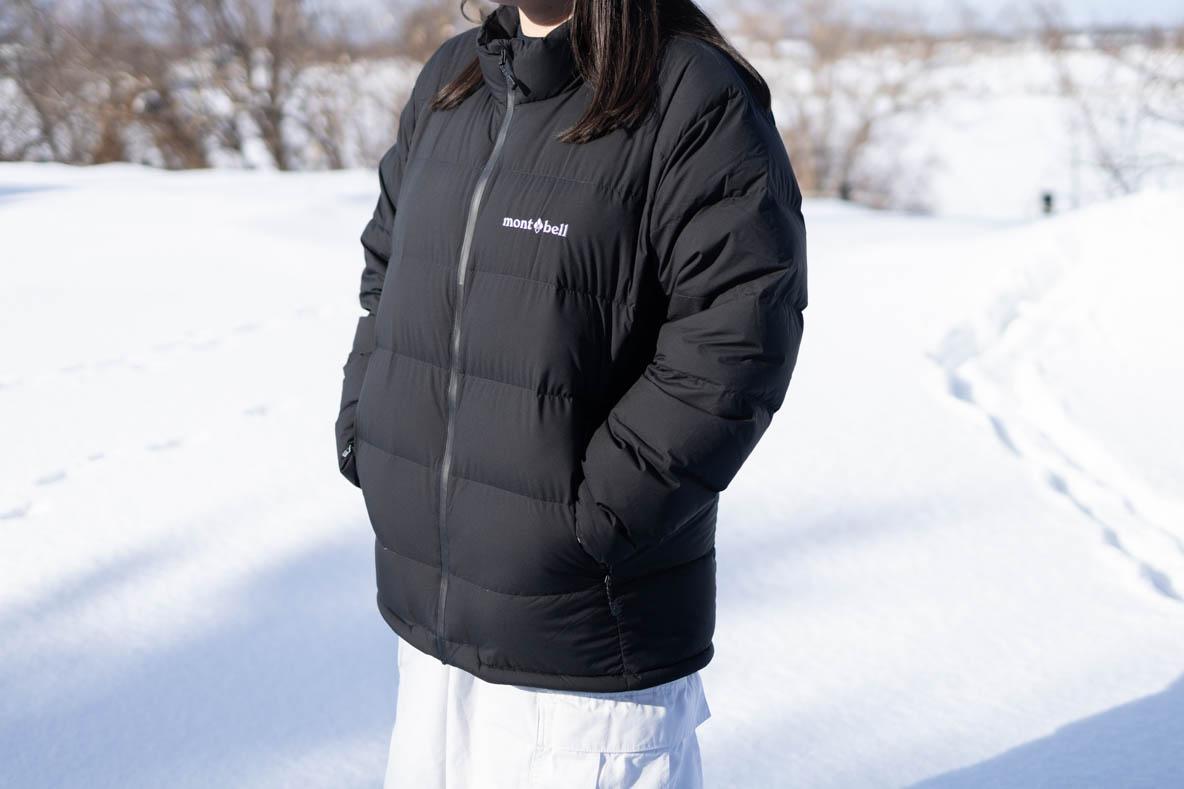 モンベル「パーマフロスト ライトダウン」なら冬の北海道も余裕でした