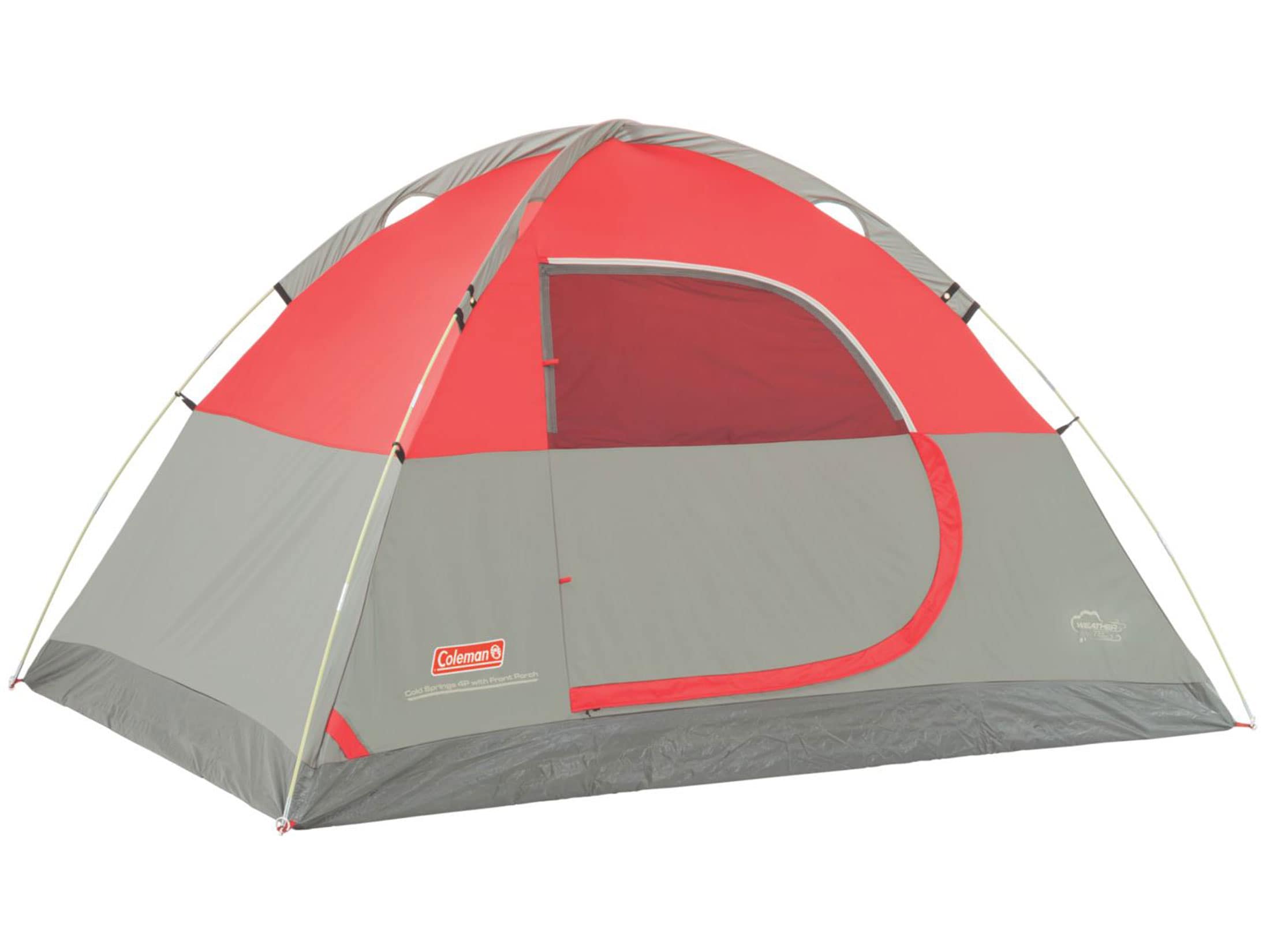Coleman Cold Springs 4 Man Dome Tent 108 x 84 x 50 Porch Polyester