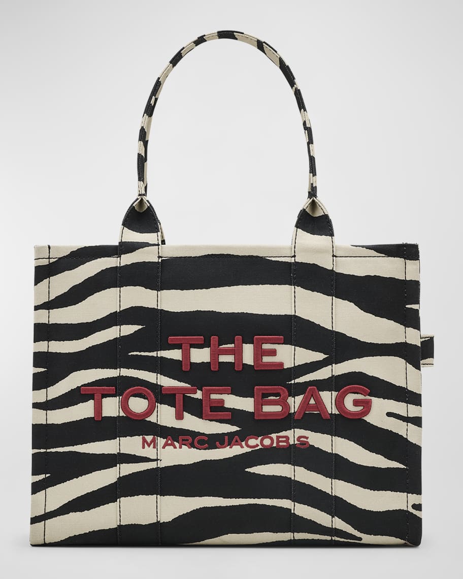 Marc Jacobs The Zebra Canvas Large Tote Bag | Neiman Marcus