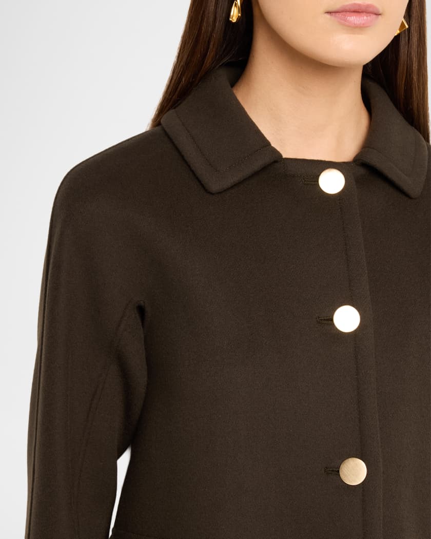 Max Mara Single-Breasted Wool Jacket | Neiman Marcus