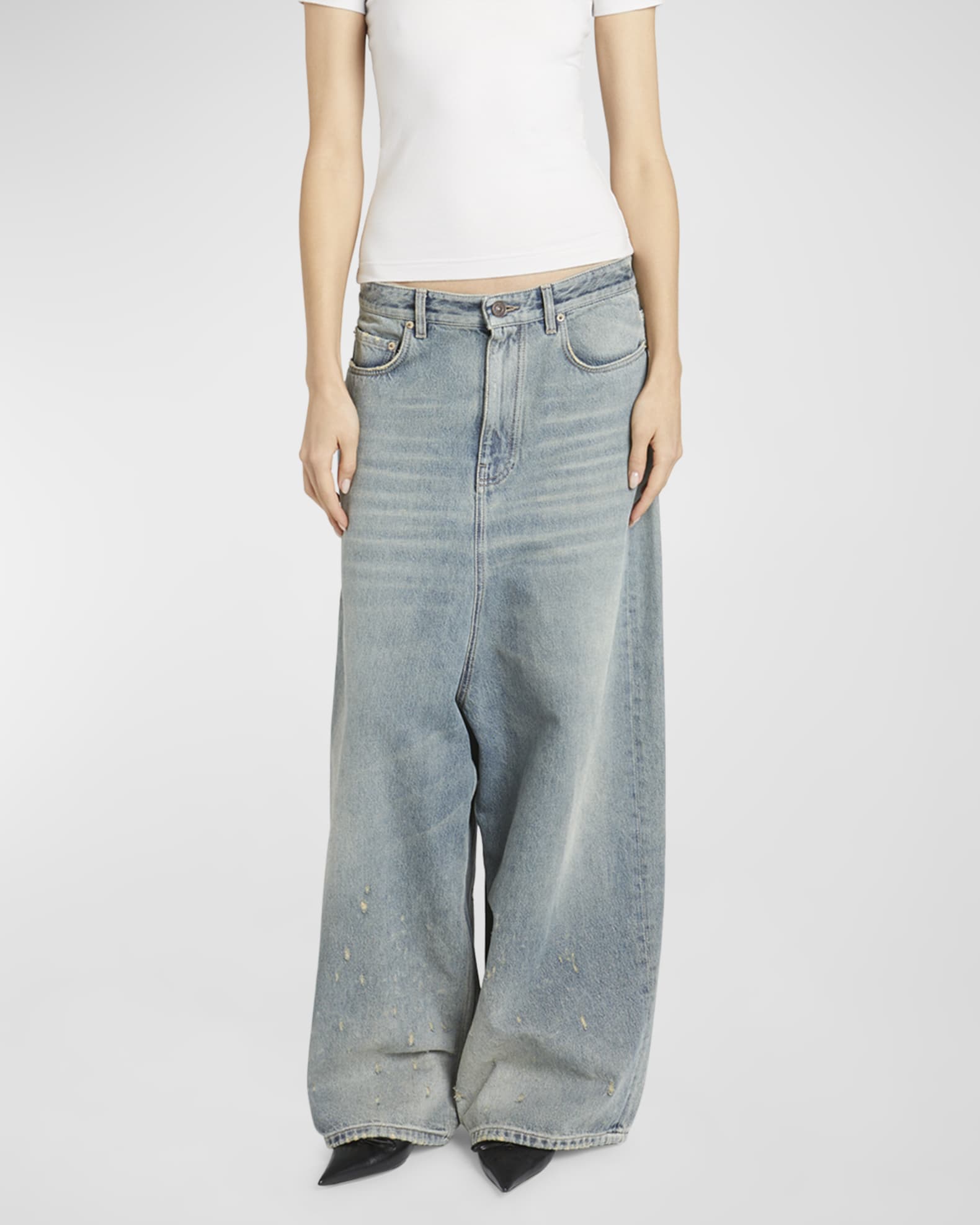 Balenciaga Low Crotch Pants | Neiman Marcus