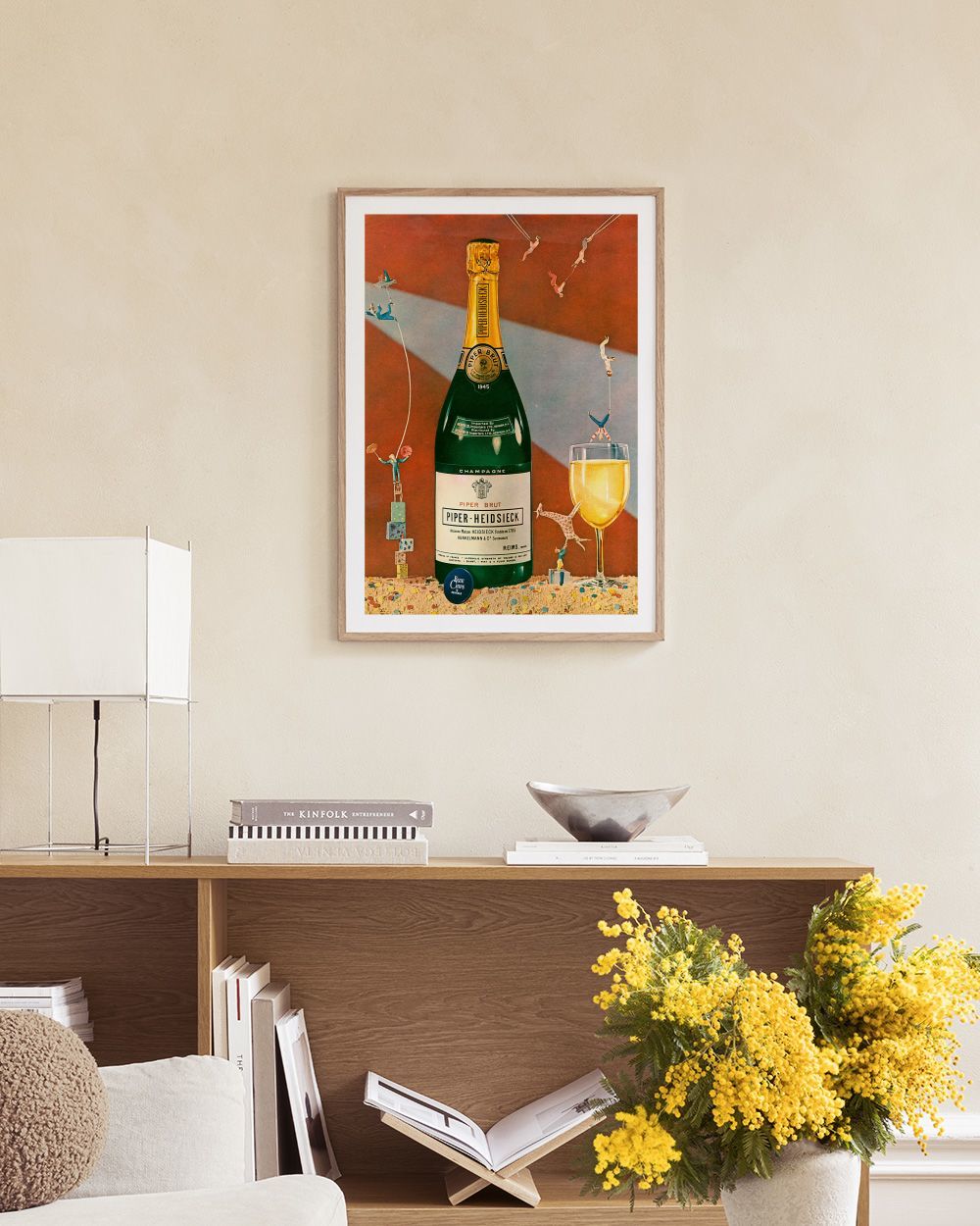 シャンパーニュ・カステルノー額入りポスターシャンパーニュ・カステル