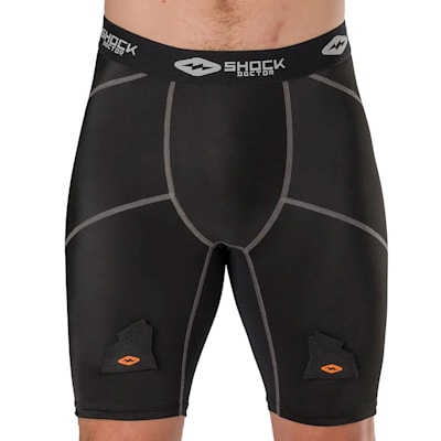 Shock Doctor Compression Short w/ BioFlex Cup 2.0 - Adult | Pure