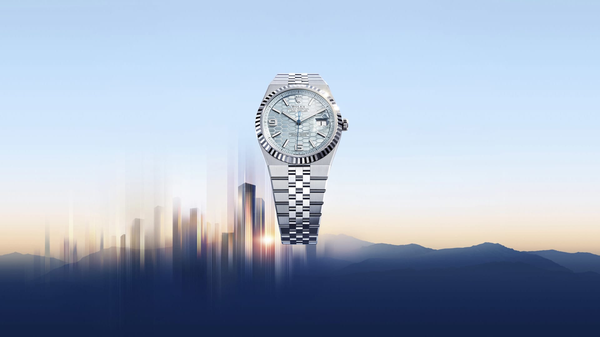 ロレックス ランドドゥエラー 40 ウォッチ：プラチナ - m127336-0001