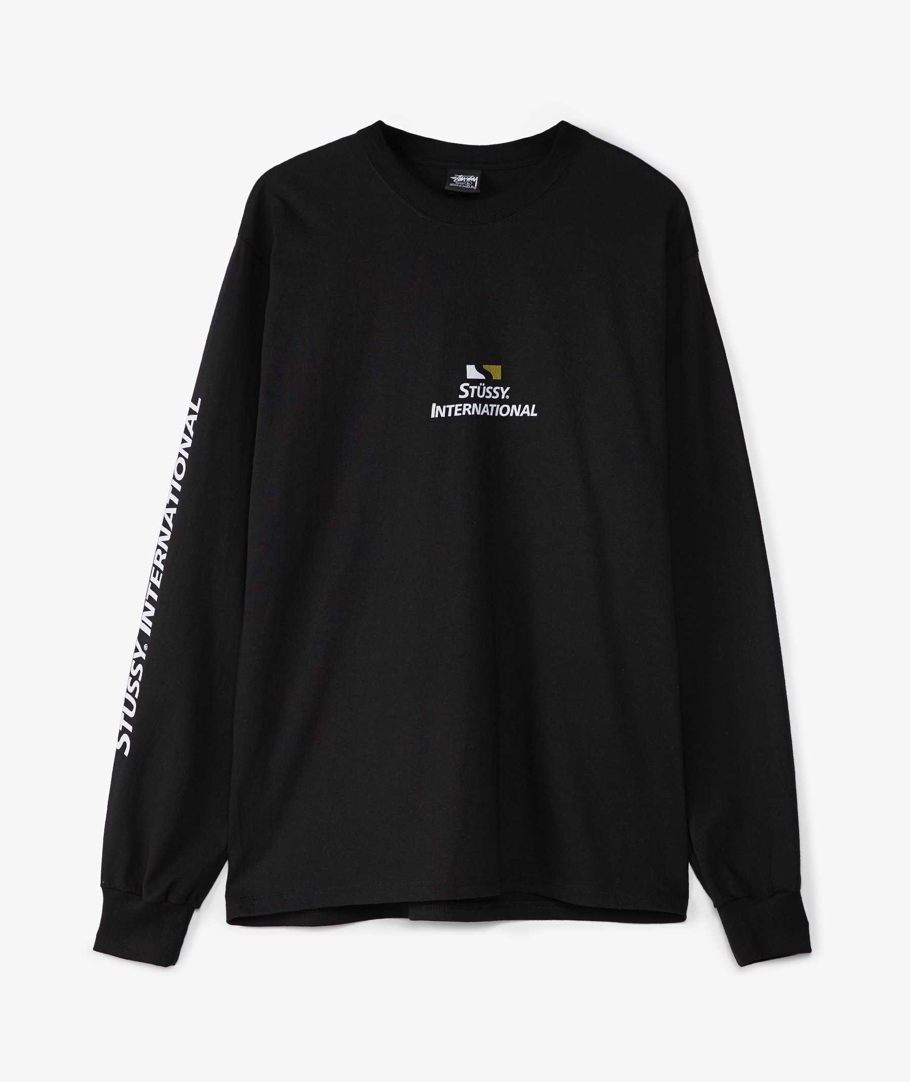 Stüssy International Long Sleeve T-Shirt | 1995146-BLAC | SVD USA