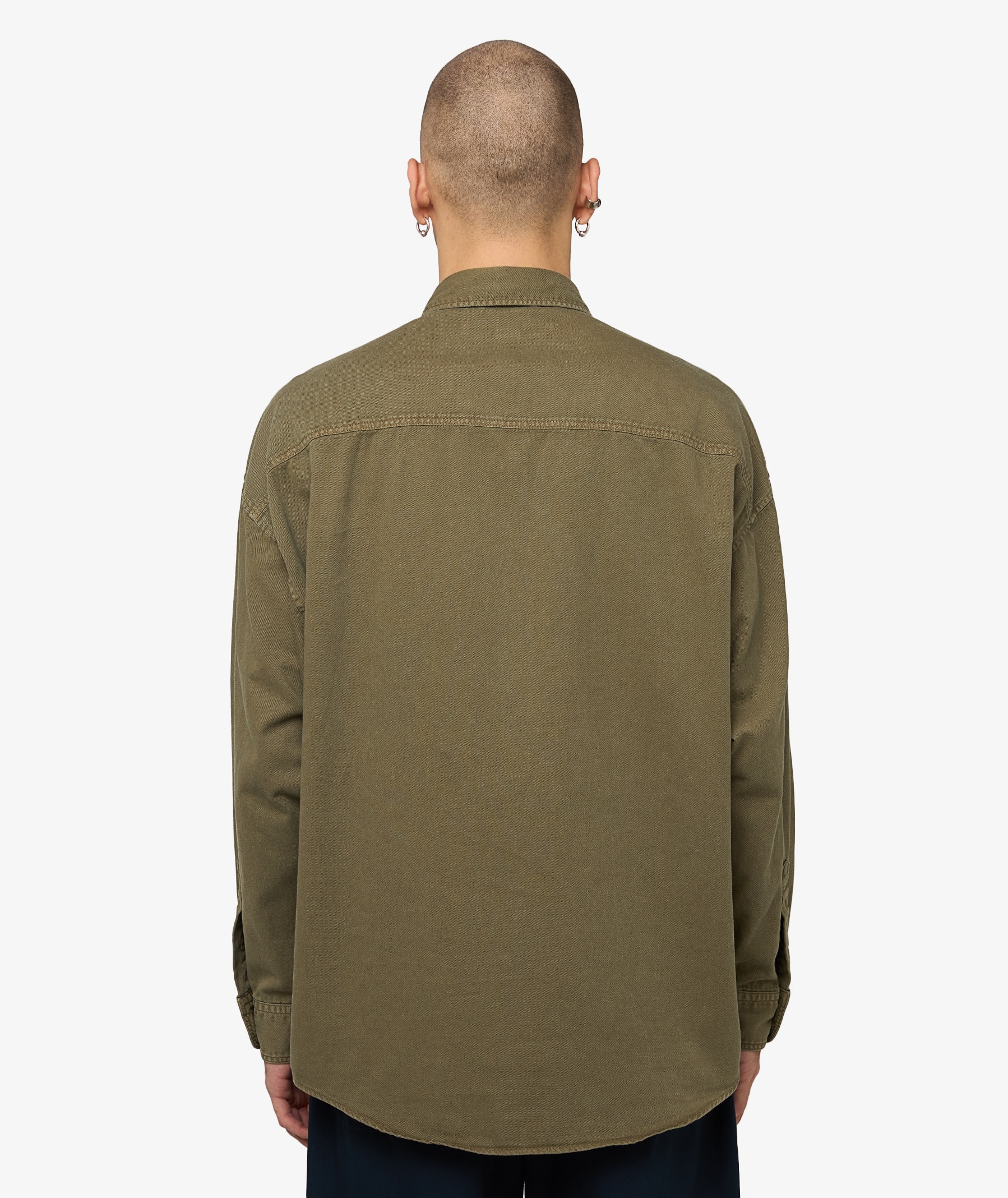 Neighborhood Garment Dyed Long Sleeve Shirt | Men | SVD