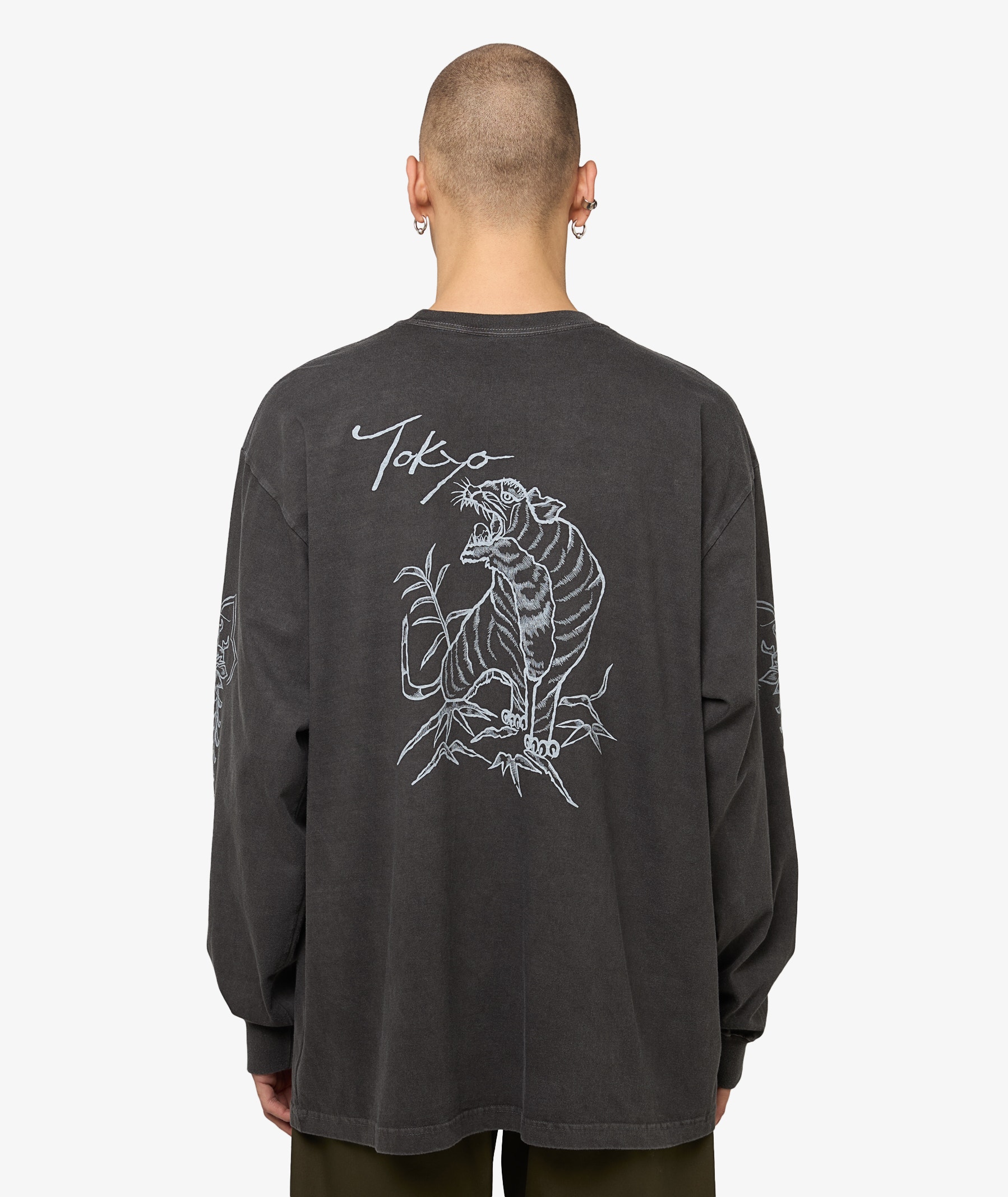 Neighborhood NH 14 Long Sleeve T-Shirt | Charcoal | SVD USA