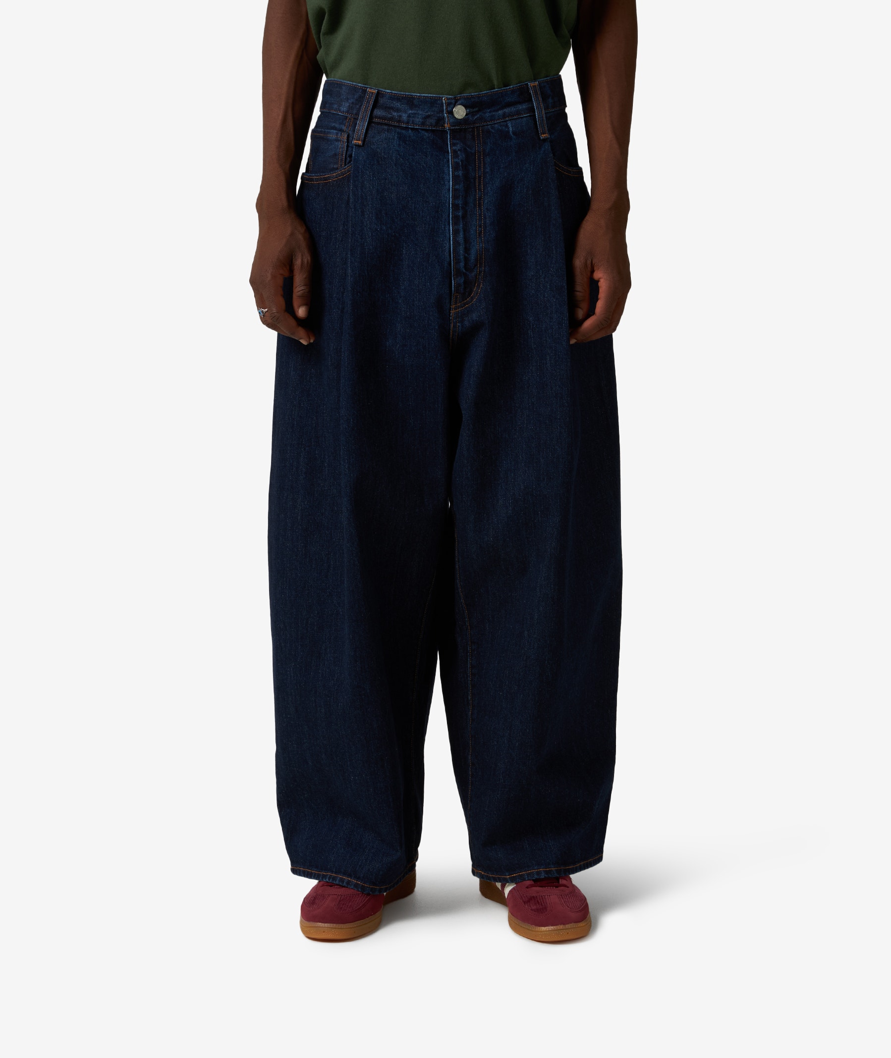 Levi's Vintage Made in Japan Wide Pleat Crop Jeans in Blue | SVD USA