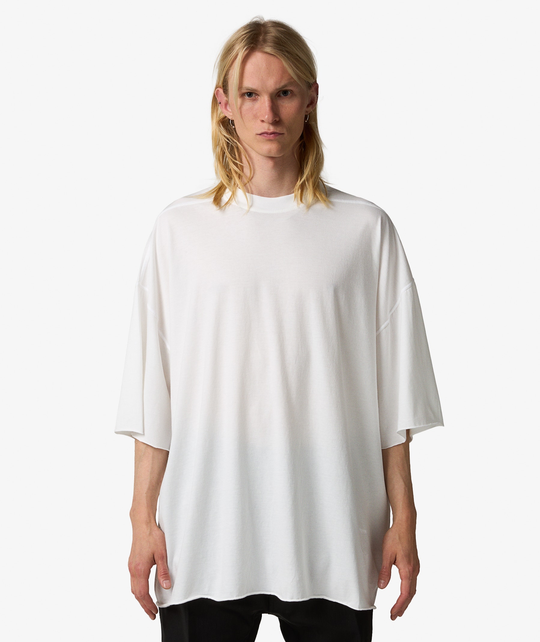 Rick Owens DRKSHDW Tommy T-Shirt in White | SVD USA