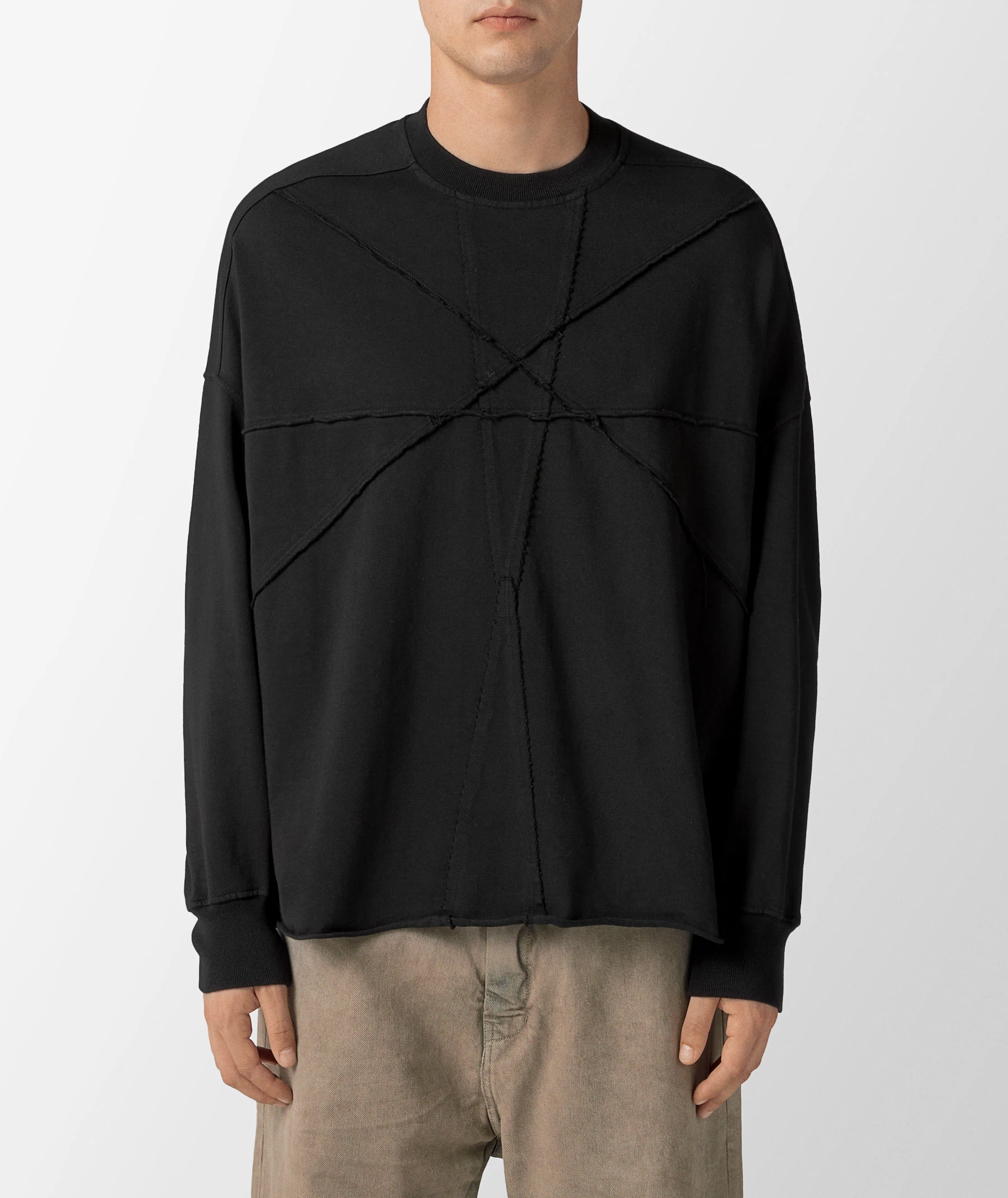 Black Rick Owens DRKSHDW Crater T Dust Crewneck | SVD