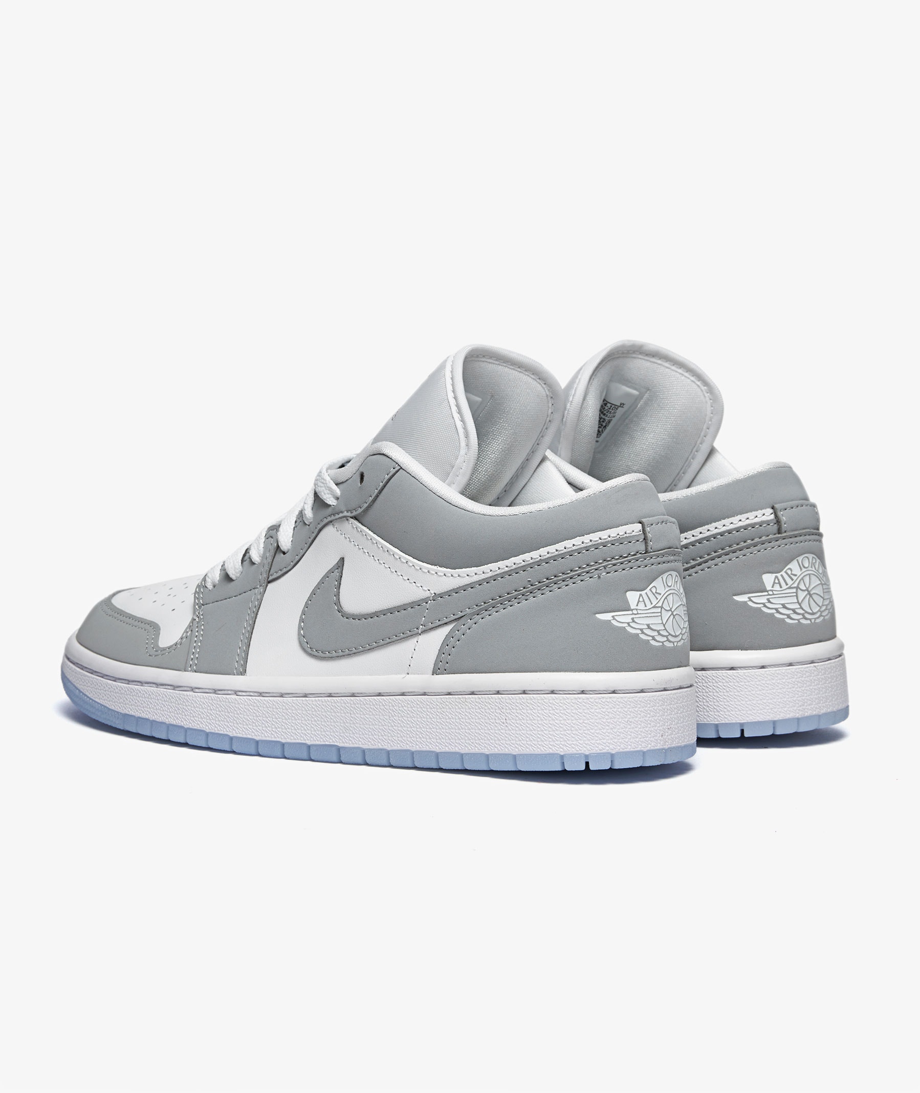 Jordan Women's Air Jordan 1 Low | White/Wolf Grey-Aluminum | SVD USA