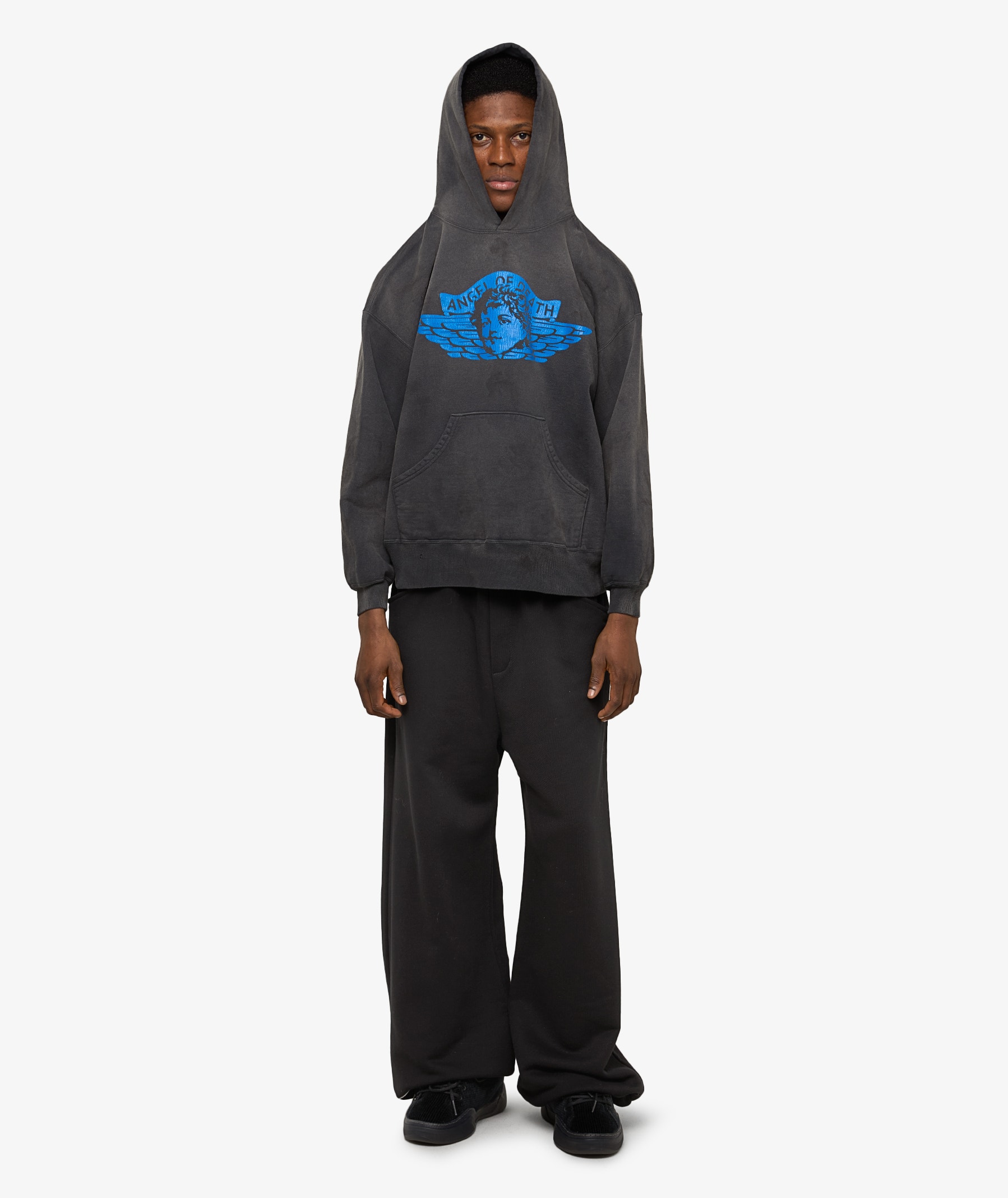 SAINT Mxxxxxx Angel Hoodie | Black | SVD USA