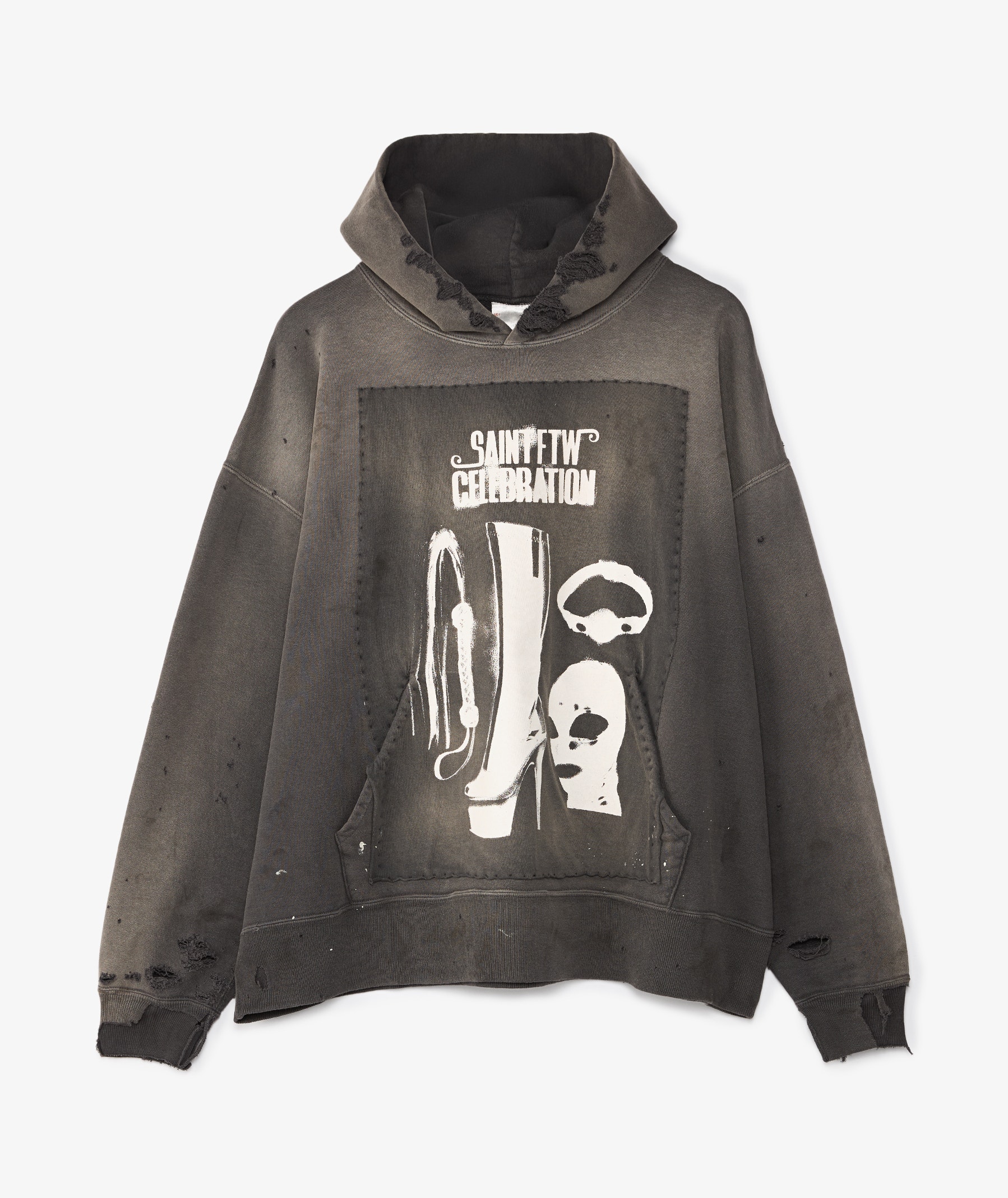 SAINT Mxxxxxx Saint Celebration Hoodie | Charcoal | SVD USA