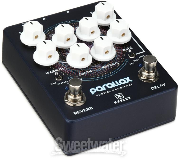 Keeley Parallax Spatial Generator Reverb and Delay Pedal | Sweetwater