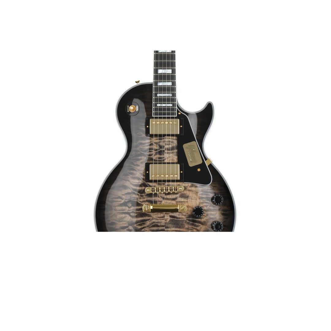 Gibson Custom Les Paul Custom 3A Quilt - Cobra Burst | Sweetwater