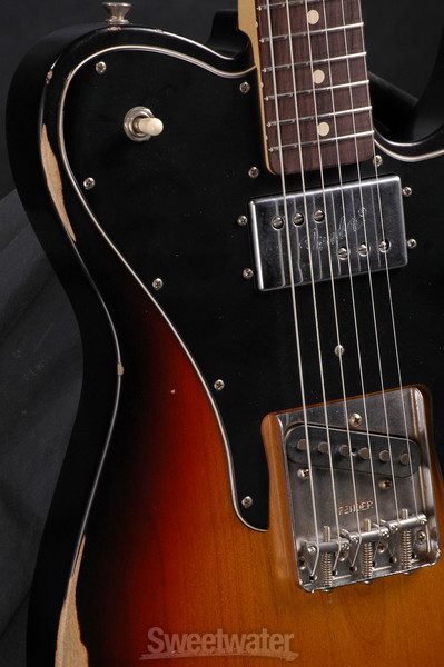Fender Road Worn '72 Telecaster Custom - Custom 3-Color Sunburst