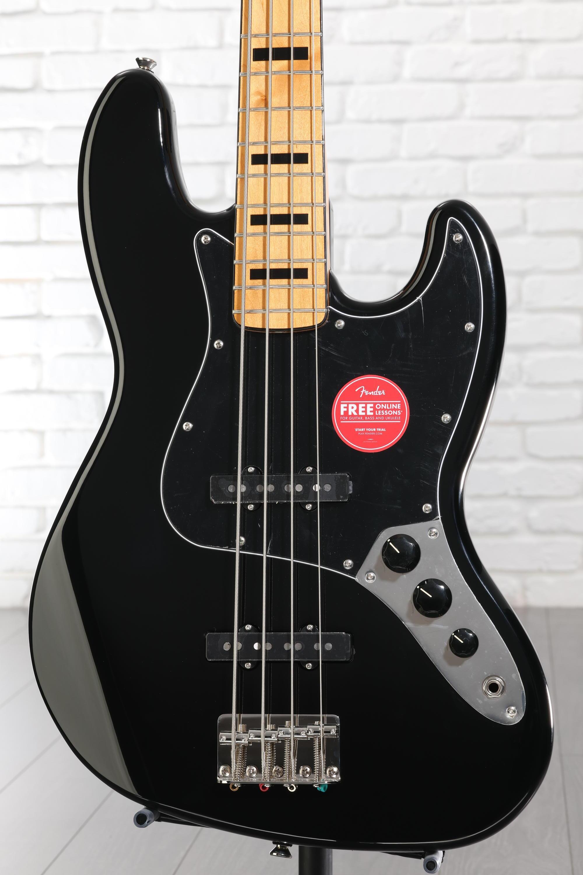 Squier Classic Vibe '70s Jazz Bass - Black | Sweetwater