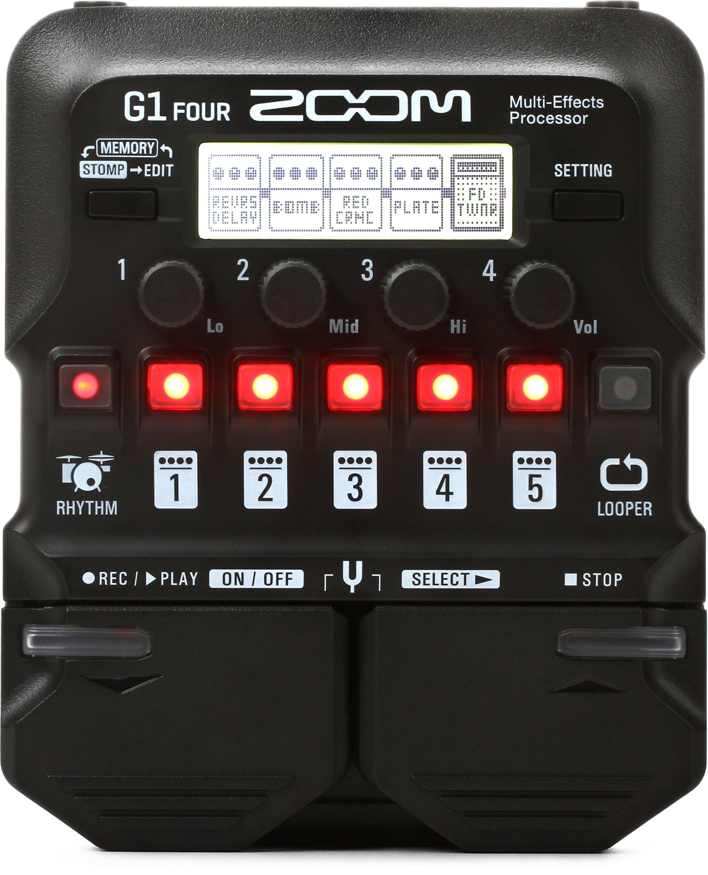 Zoom MS-100BT MultiStomp Effects Pedal with Bluetooth | Sweetwater