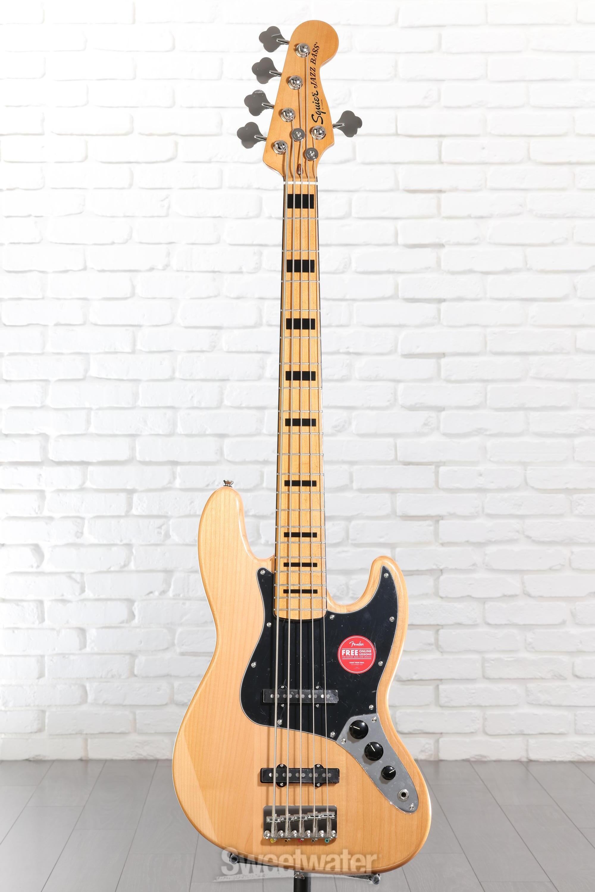 Squier Classic Vibe '70s Jazz Bass V - Natural with Maple
