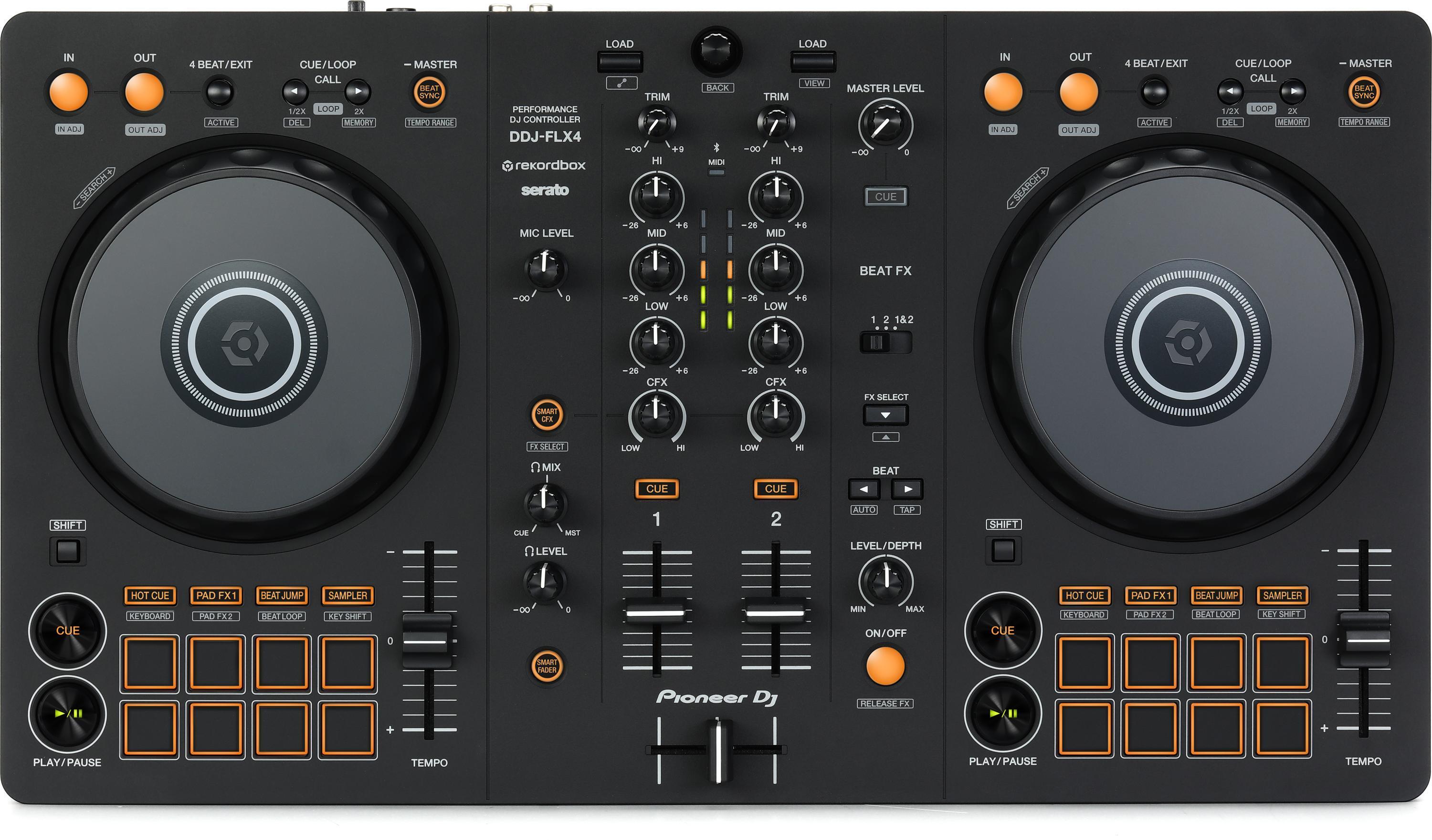Pioneer DJ DDJ-WeGO4 Portable DJ Controller | Sweetwater