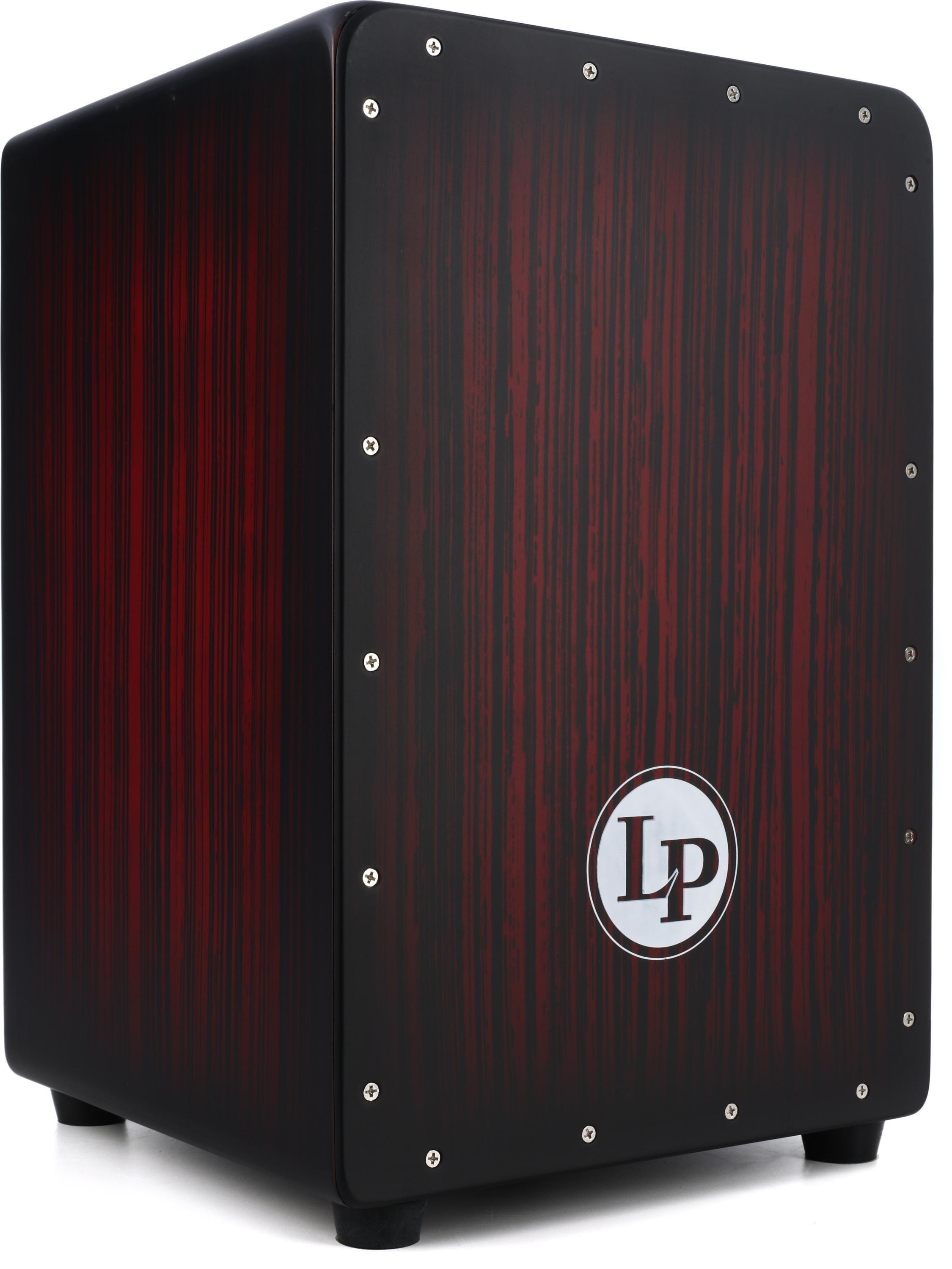 Latin Percussion LP Aspire Accents Cajon - Darkwood Streak Finish