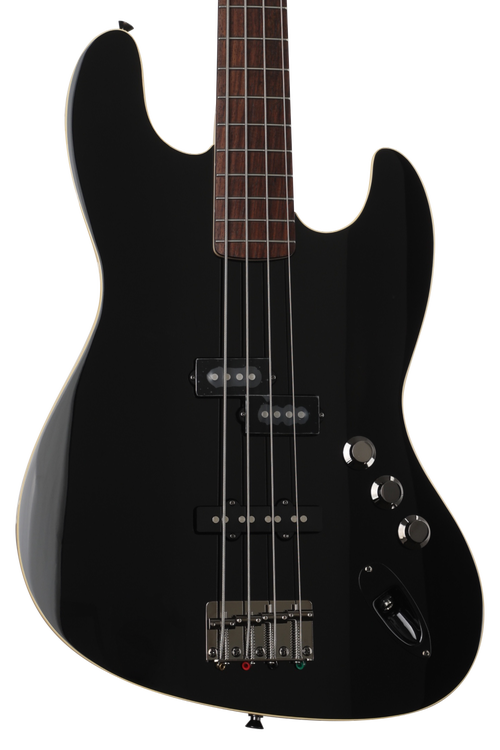 Fender Aerodyne Jazz Bass - Black | Sweetwater