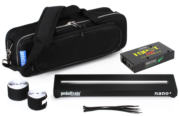 Pedaltrain Nano+ 18x5-inch Pedalboard with Low-profile Power