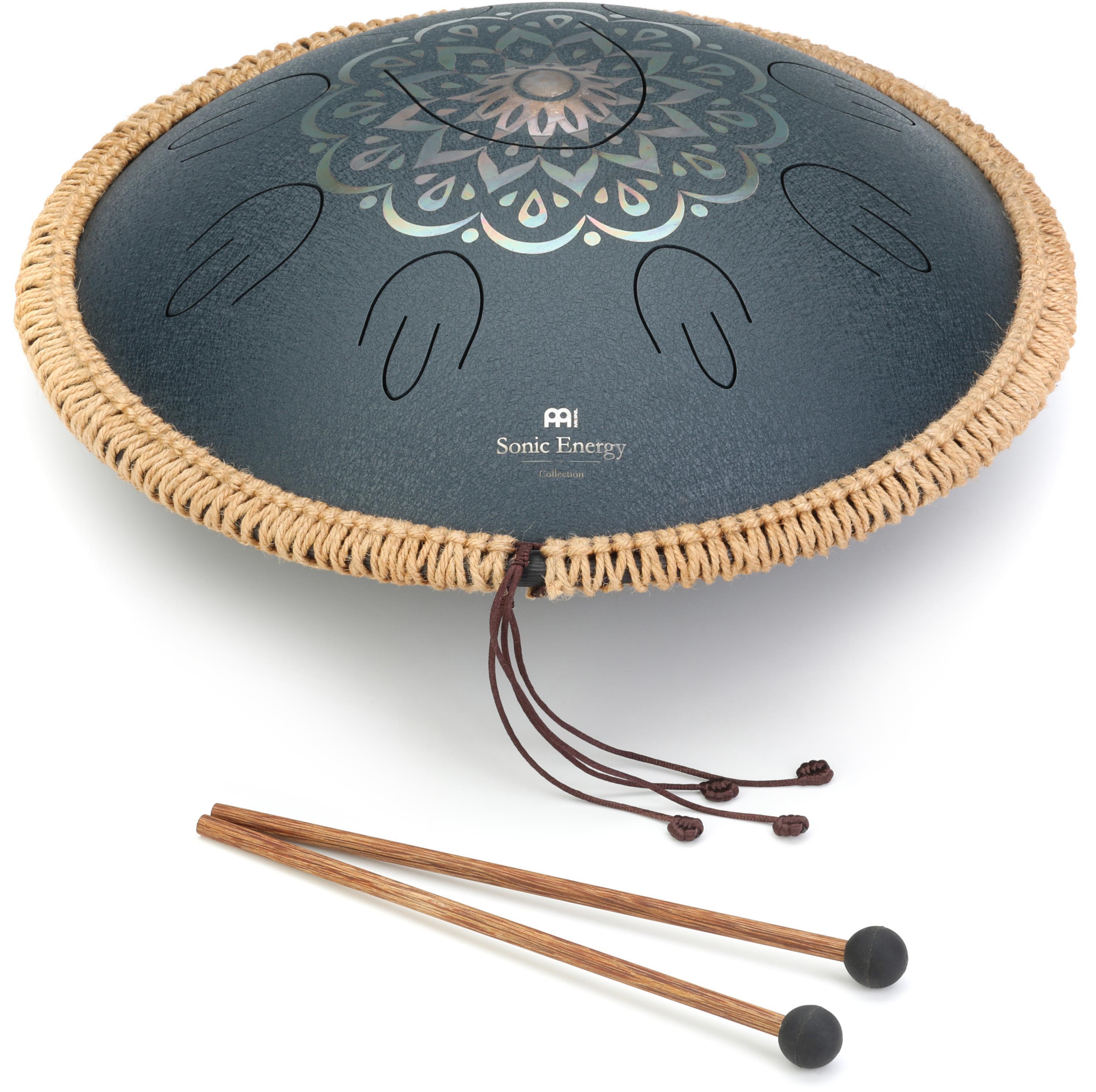 Meinl Sonic Energy 16-inch Steel Tongue Drum - D Amara, Navy Blue