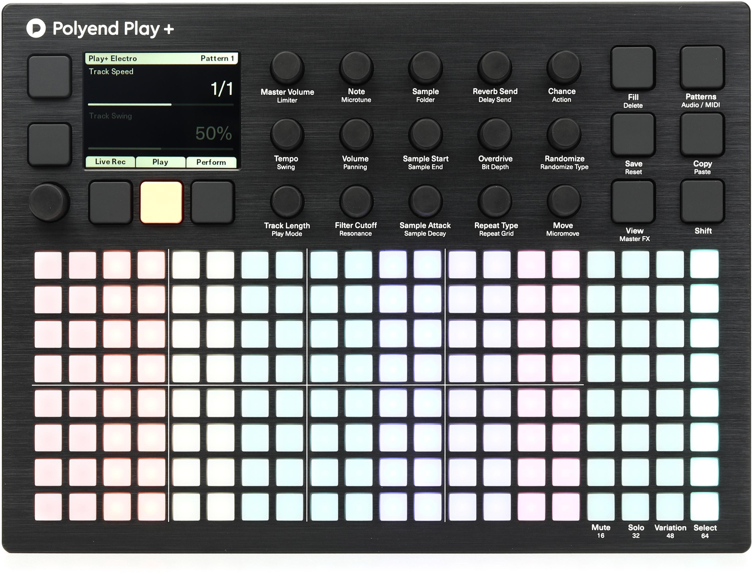 Polyend Play+ Standalone Synthesizer, Sampler, and MIDI