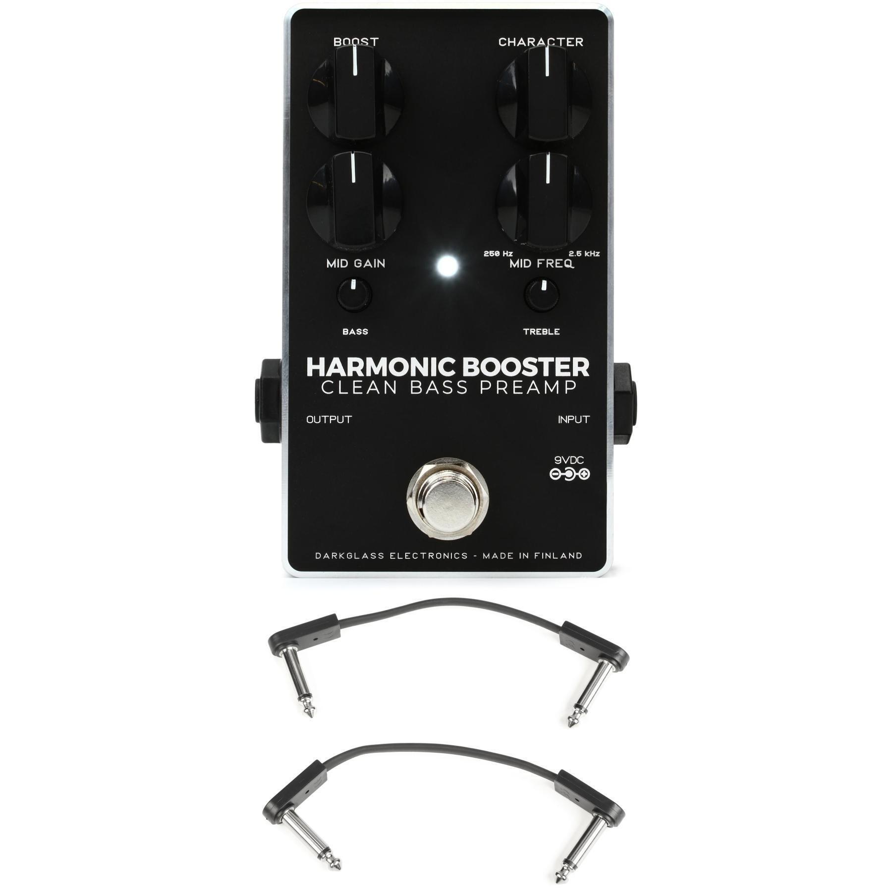 Darkglass Harmonic Booster Clean Bass Preamp Pedal with EBS Patch