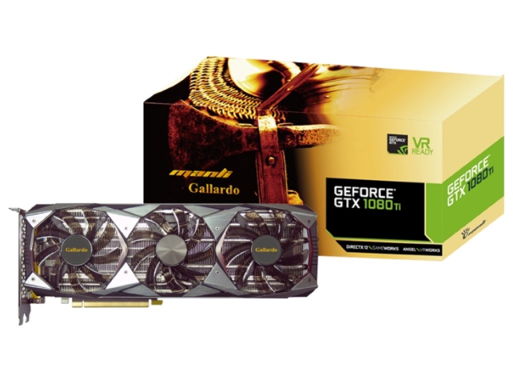Manli Manli GeForce® GTX 1080Ti Gallardo (M-NGTX1080TIG/5RIHPPP